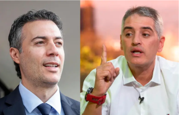La visita se conoce en medio de la polémica por la llegada de Daniel Quintero a la Supersalud y de las tensiones entre el Gobierno Petro y la administración departamental en la cabeza del gobernador Andrés Julián Rendón. Fotos: Manuel Saldarriaga y Camilo Suárez.