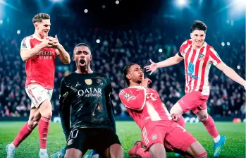 Dembelé (PSG), Olise (Bayern), Julián Álvarez (Atlético) y Gyokeres (Arsenal), cuatro figuras para las semifinales de la Champions League. FOTO GETTY-IA