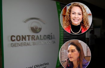 Arriba, la secretaria Rosa María Acevedo, abajo, la excontralora de Antioquia, Enedith del Carmen González. FOTOS: Archivo y Cortesía