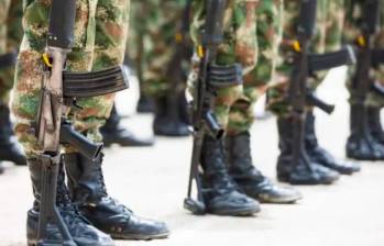 El Ejército manifestó su pesar por la muerte del soldado en la guarnición de Argelia, en el Oriente antioqueño. Imagen de referencia. FOTO: Archivo EL COLOMBIANO