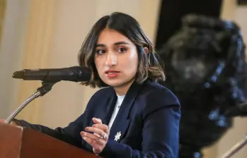 Laura Sarabia, embajadora de Colombia en Reino Unidos. FOTO: COLPRENSA