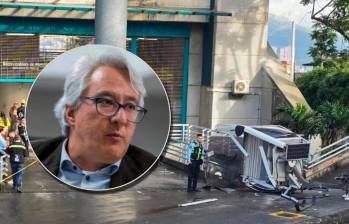 El gerente del Metro, Tomás Elejalde, señaló que el accidente será investigado por expertos internacionales. FOTO: ESNEYDER GUTIÉRREZ Y ARCHIVO