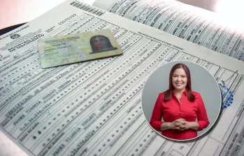 La excongresista Karyme Adrana Cotes Martínez fue designada como notaria sexta del Círculo Notarial de Medellín. FOTOS: Cortesía y El Colombiano