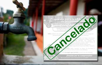 EPM canceló el corte de agua que estaba programado para este fin de semana en varias zonas de Medellín. FOTO: Manuel Saldarriaga y Cortesía
