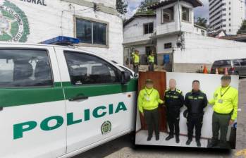 La captura el excomandante de El Poblado fue efectuada por la Policía en horas recientes. FOTOS: Archivo y Cortesía