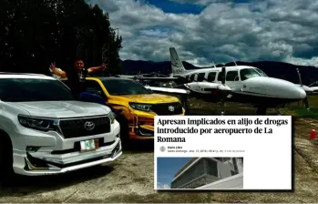 El avión de la imagen aparece en archivos de prensa por un caso de narcotráfico en República Dominicana. FOTOS: Cortesía