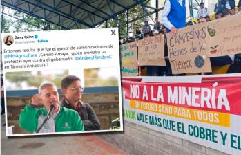 La controversia ocurrió durante una audiencia pública realizada el pasado miércoles 5 de febrero en Támesis, Antioquia. FOTOS: Julio César Herrera y Cortesía