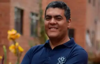Pedro Enrique Rodríguez Suárez, ingeniero de sistemas de 45 años de edad, quien falleció en la Media Maratón de Bogotá. FOTO: CORTESÍA.