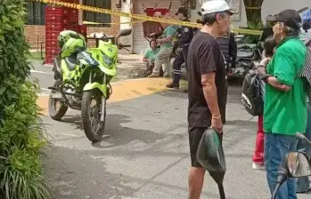 Aspecto de la zona de Caldas, Antioquia, en la que ocurrió el homicidio el pasado 22 de enero de 2026. FOTO: Cortesía