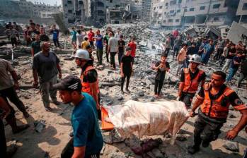 Unas 3.000 personas murieron en los bombardeos israelíes de la Franja de Gaza en el marco de las represalias adoptadas tras la incursión el 7 de octubre. FOTO: GETTY