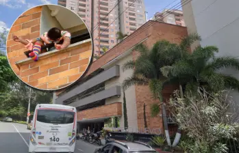 ¿Qué hay detrás del video viral del joven arrojando objetos desde un balcón en Bello?