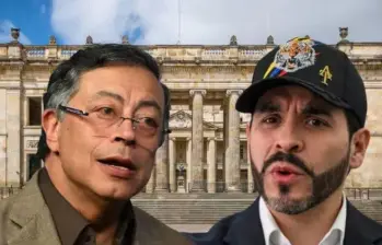 Gustavo Petro y Abelardo De la Espriella. Fotos: Colprensa