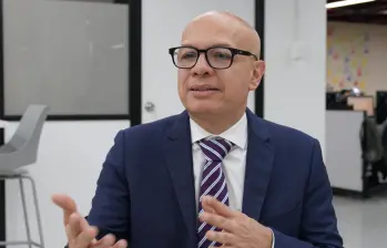 El presidente de la Corte Suprema de Justicia, Iván Mauricio Lenis Gómez, habló sobre las capacidades, retos y aciertos de la Rama Judicial. FOTO: COLPRENSA.