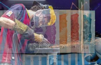 El aumento del salario mínimo decretado para 2026 es de 23,78%. FOTO: El Colombiano.