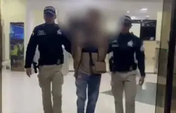 Marlon Steeven Martínez Correa tenía una Notificación Roja de Interpol vigente. FOTO: Tomado de X: @DirectorPolicia
