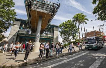 Estación Popular del Metrocable Línea K de Medellín. FOTO Esneyder Gutiérrez. 