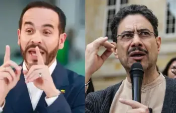 Abelardo De la Espriella e Iván Cepeda. Fotos: Colombiano y Colprensa