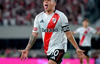 Juan Fernando Quintero, en gran momento con River Plate de Argentina. FOTO GETTY