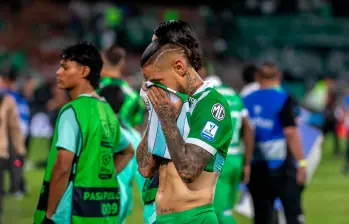 Cristian “Chicho” Arango fue el autor del gol anulado a Nacional. FOTO JUAN ANTONIO SÁNCHEZ