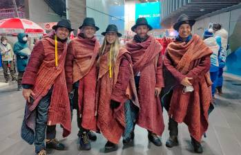 Delegación de Colombia en los Juegos Olímpicos de Invierno 2022. FOTO Cortesía