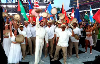 Con más de 140 millones de espectadores, la presentación de Bad Bunny en el show de medio tiempo del Super Bowl, se convirtió en la más vista de la historia. Foto: GETTY