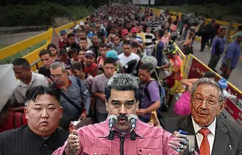 Venezuela registra el mayor éxodo en la historia de América Latina: 7,7 millones de migrantes y refugiados. Más del 80 % de la población vive en pobreza multidimensional, según la Encuesta Nacional de Condiciones de Vida (Encovi). Y por eso se escaparon de ese país más de 7,7 millones de ciudadanos. FOTO AFP 