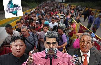 Venezuela registra el mayor éxodo en la historia de América Latina: 7,7 millones de migrantes y refugiados. Más del 80 % de la población vive en pobreza multidimensional, según la Encuesta Nacional de Condiciones de Vida (Encovi). Y por eso se escaparon de ese país más de 7,7 millones de ciudadanos. FOTO AFP 