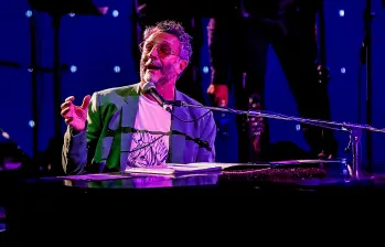 Fito Páez vino la última vez a Medellín en mayo de 2023. FOTO Jaime Pérez