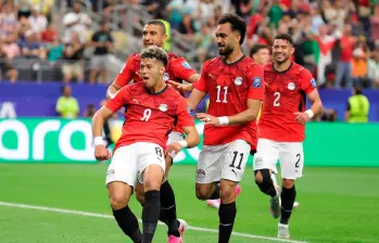 Emam Ashour fue el anotador del gol de Egipto en los 90 minutos. FOTO: X Egypt National Team