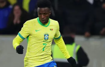 Vinícius fue uno de los pocos hombres que se destacó en Brasil en su debut en el Mundial. Anotó en el empate 1-1 frente a Marruecos. Foto: Getty