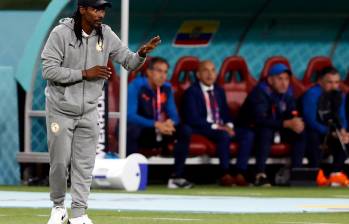 El entrenador del cuadro senegalés Aliou Cissé, participó en el Mundial de 2002 como jugador. FOTO: EFE