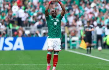El futbolista colombo-mexicano Julián Quiñones ha sido una de las figuras de México en el Mundial de Norteamérica. Foto: Getty