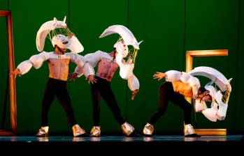 Botero es un montaje de ballet que contó con el trabajo musical de Juan Pablo Acosta y el vestuario de Diana Echandía. Foto: Cortesía Ballet Metropolitano de Medellín. 