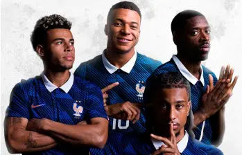 Désiré Doué, Kylian Mbappé, Michael Olise y Osman Dembélé hacen parte del potente ataque galo. FOTOS GETTY