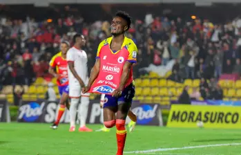 Andrey Estupiñán es el goleador de la Liga Betplay con 13 goles anotados en 19 partidos. FOTO: COLPRENSA