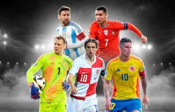 Lionel Messi, Cristiano Ronaldo, Luka Modric, James Rodríguez y Manuel Neuer jugarán su último mundial. FOTOS: JUAN ANTONIO SÁNCHEZ y GETTY