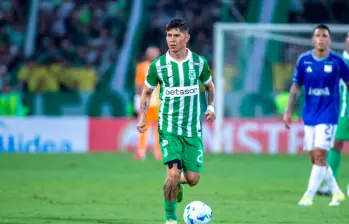 Jorman Campuzano, volante del Atlético Nacional. FOTO JUAN ANTONIO SÁNCHEZ