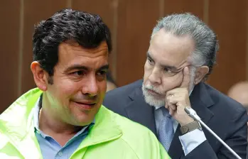 Armando Benedetti (der.) y Rodrigo Lara fueron compañeros en el Congreso. Fotos: Colprensa