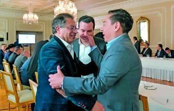 El gobernador Amaya no viajó con el presidente Petro sino que también fue invitado en su calidad de presidente de la Federación Nacional de Departamentos. FOTO: Presidencia