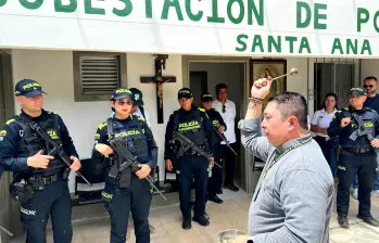 Con el propósito de fortalecer la seguridad, la convivencia ciudadana y la presencia institucional en el territorio, se llevó a cabo la inauguración de la Subestación de Policía Santa Ana, en el municipio de Granada. Foto: Cortesía