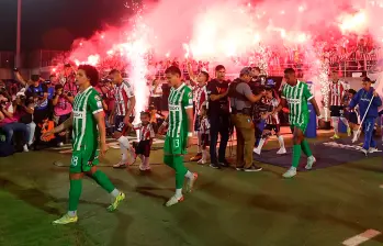 Atlético Nacional espera poder darle vuelta al resultado en el partido de vuelta, que se jugará el lunes 8 de junio en Medellín. FOTO Colprensa 