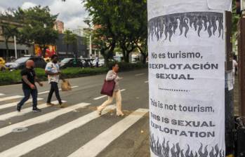 Campañas en Medellín contra la explotación sexual. Fecha de evento: 09/05/2024. Foto: Andrés Camilo Suárez Echeverry.