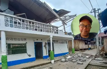 Gilmar Mayo, exatleta y ahora entrenador, cuenta desde Chocó la tragadia de su gente. FOTOS CORTESÍA