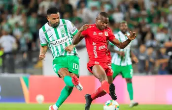 Edwin Cardona, volante de Atlético Nacional que recibe el apoyo del cuerpo técnico tras su discreta presentación en la Copa Libertadores. FOTO CAMILO SUÁREZ