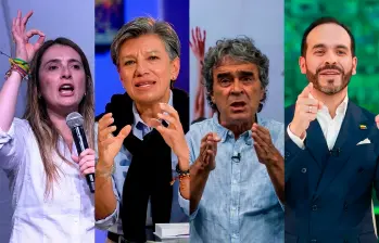 Los candidatos condenaron las declaraciones y comportamiento de De la Espriella. Foto: El Colombiano