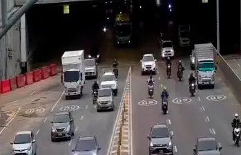 El soterrado será cerrado solo de manera parcial, con el fin de alterar lo menos posible la movilidad. FOTO: EL COLOMBIANO