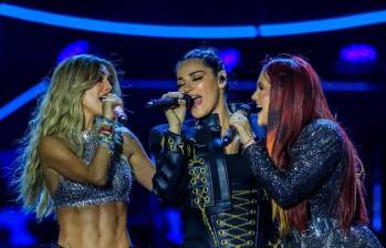 El concierto de la banda mexicana RBD en el estadio Atanasio Girardot, en Medellín, en noviembre de 2023. Foto: Andrés Camilo Suárez Echeverry.