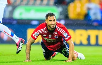 Francisco Fydriszewski suma un gol con el Medellín en los 21 partidos disputados en el Torneo Apertura del 2025. Tiene contrato hasta el 31 de diciembre de 2026. FOTO: CAMILO SUÁREZ