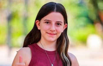 A sus 13 años, Violeta demuestra que no existe una edad determinada para comenzar a explorar aquello que nos apasiona. FOTO: El Colombiano