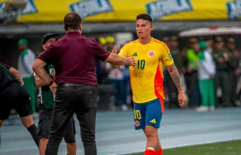 Néstor Lorenzo le tiene gran confianza a James, pero cuando el 10 está cansado le ha temblado la mano para sustituirlo, FOTO JUAN ANTONIO SÁNCHEZ